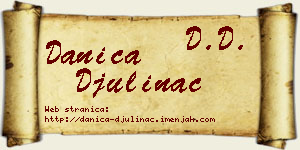 Danica Đulinac vizit kartica